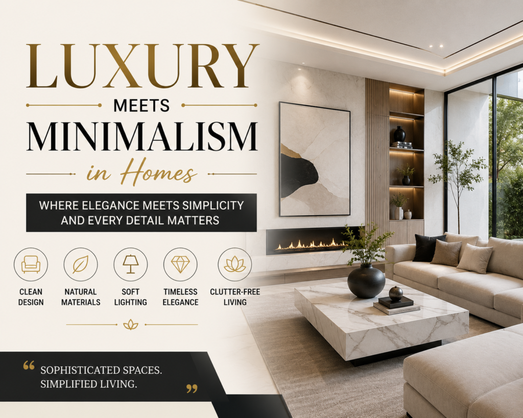 Luxury Meets Minimalism in Homes